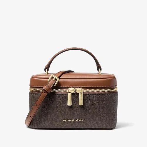 شنطه مايكل كورس Vivi Small Signature Logo Vanity Crossbody Bag