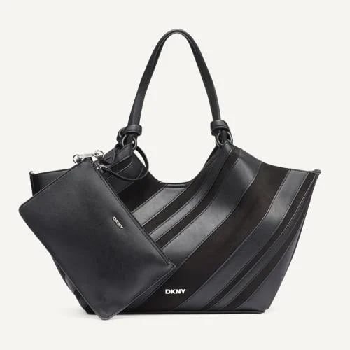 شنطه دكني الميديم PAULA MEDIUM STRIPED COMMUTER TOTE