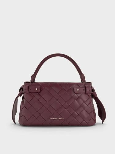 تشارلز اند كيت - Ivette Woven Top Handle Bag