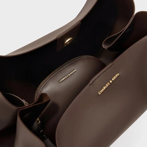 تشارلز اند كيث XL Calla Tote Bag - Espresso Brown