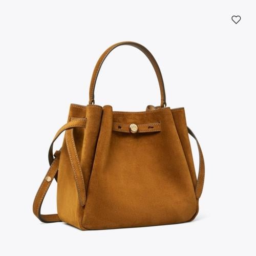 شنطه توري بورش ROMY SUEDE BUCKET BAG