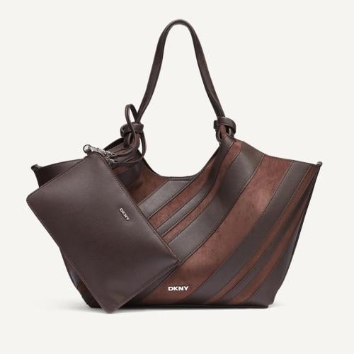 شنطه دكني الميديم PAULA MEDIUM STRIPED COMMUTER TOTE