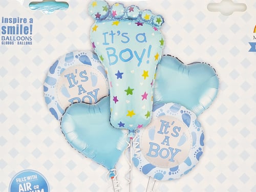 5 قطع بالون زينة للأطفال و المواليد