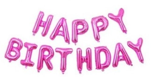 بالون حروف ( HAPPY BIRTHDAY )