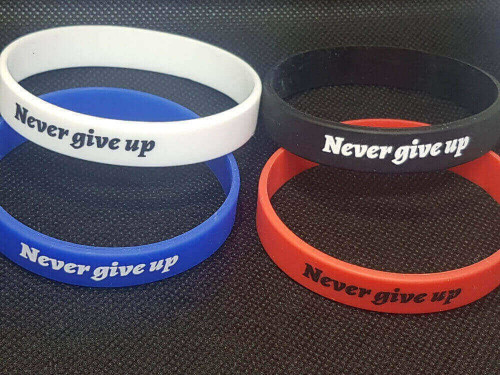 أسورة مطاطية للكبار أسود Wristband for Adult Black