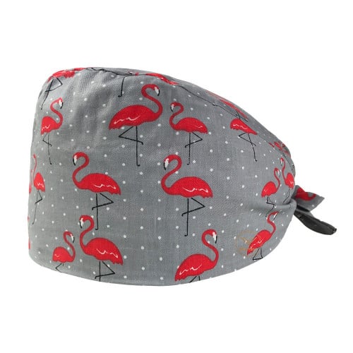 باندانا جراحية فلامنقو رمادي كاب Surgical Cap