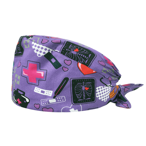 باندانا جراحية بنفسجي كاب Surgical Cap
