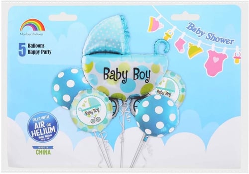 5 قطع بالون زينة للأطفال و المواليد