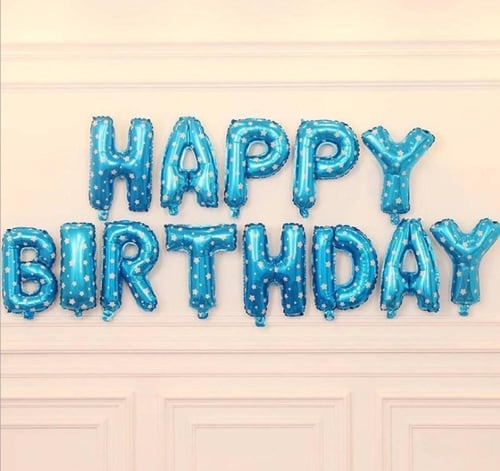 بالون حروف ( HAPPY BIRTHDAY )