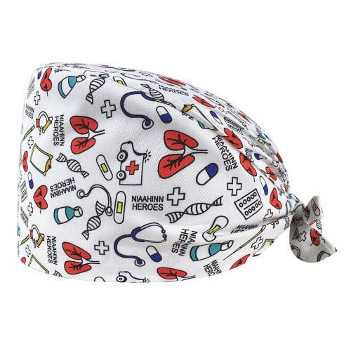 باندانا جراحية أبيض كاب Surgical Cap