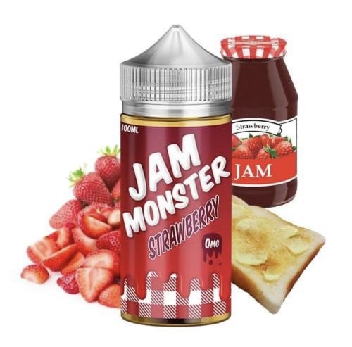 جام مونستر فراولة - Jam Monster Strawberry 100ml