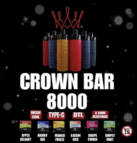 الفاخر كراون بار 8000 - Crown Bar 5mg