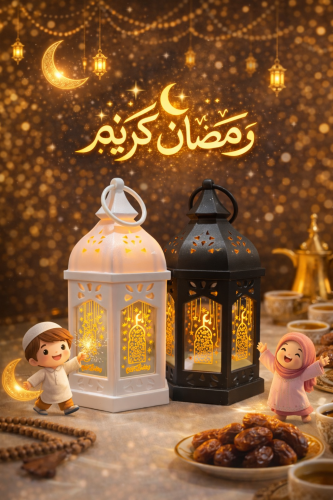 فانوس رمضان الكريم 6 حبات ..