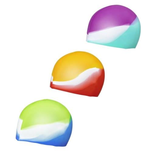 قبعة سباحة من السيليكون متعددة الألوان – Multicolo...
