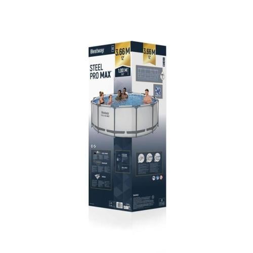 مسبح العائلة "ستيل برو ماكس" العملاق من Bestway -...