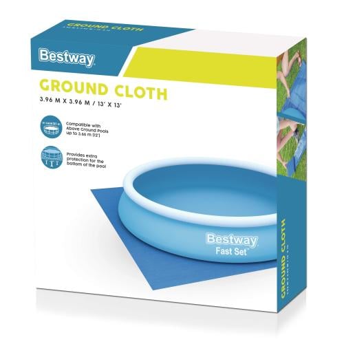 بطانية حماية الأرضية Bestway 3.96 م × 3.96 م – "Gr...