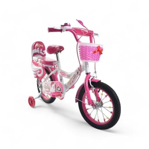 دراجة ميرا للبنات بمقعد اضافي مقاس 14