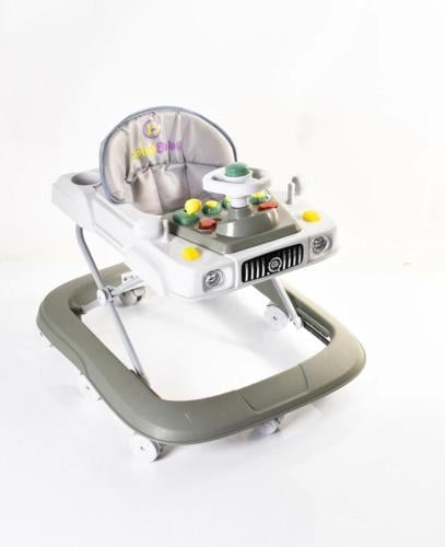 مشاية أطفال بتصميم سيارة رياضية وألعاب تفاعلية