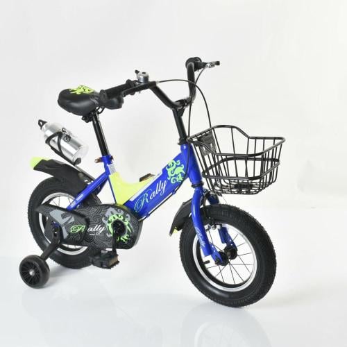 دراجة أطفال 12 بوصة مع مساند، قنينة مياه وسلة أمام...