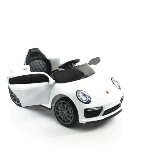 سيارة بورش كهربائية للأطفال مع جهاز تحكم عن بعد