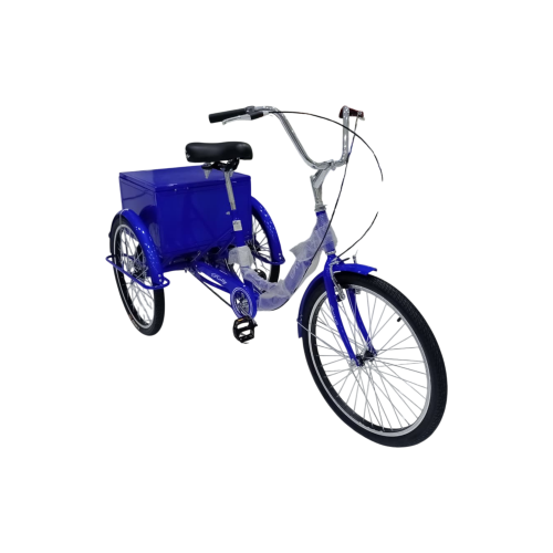 دراجة 3 عجلات بصندوق مقاس 24