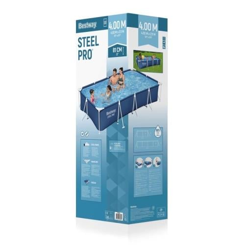 مسبح مستطيل عائلي مع مضخه فلتر + 4.00م×2.00م×81سمB...