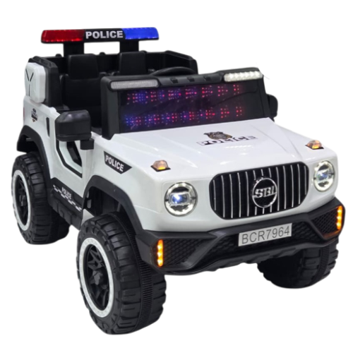 سيارة كهربائية الشرطة للاطفال محركين /بطارية 12 فو...