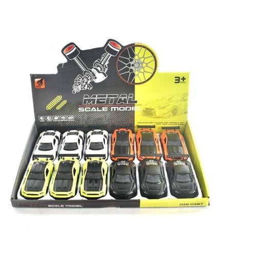 سيارات سباق معدنية بتصميم رياضي .. 12 حبة ..