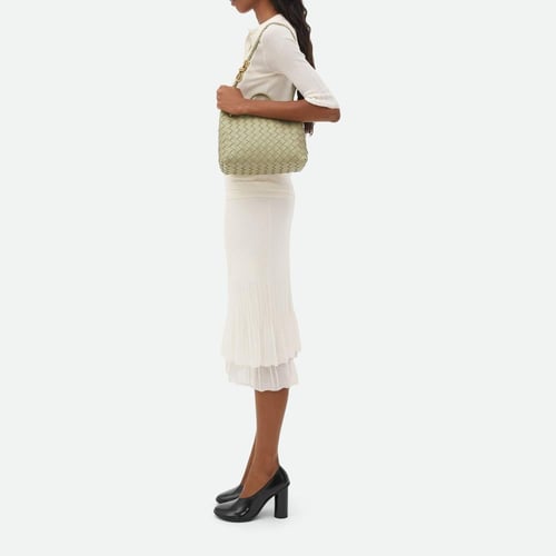 شنطة بوتيغا اخضر فاتح صغير BOTTEGA VENETA