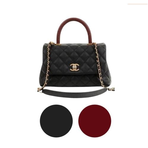 شنطة شانيل Chanel Small Coco Handle Caviar Leather...