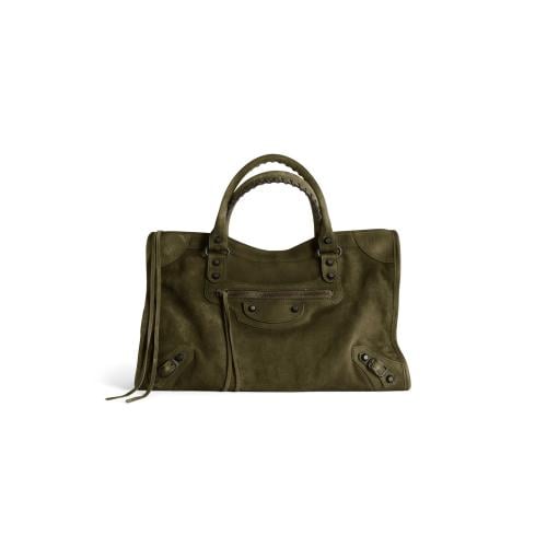 شنطة بالنسياقا WOMEN'S LE CITY BAG IN KHAKI