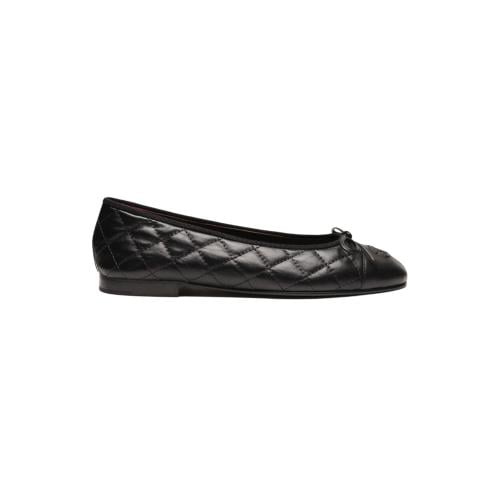 حذاء شانيل BALLET FLATS Embroidered Fabric & Grosg...