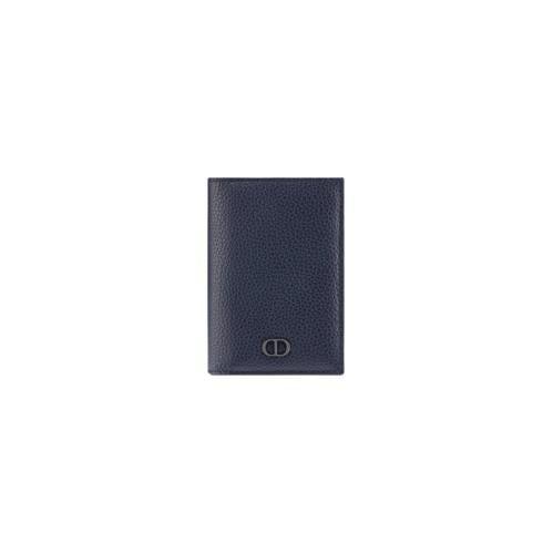 محفظة ديور كحلي CD Icon Vertical Bifold Card Holde...