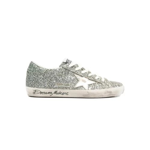 حذاء جولدن جوس GOLDEN GOOSE Women's Superstar 11353 star-applique low-top leather trainers