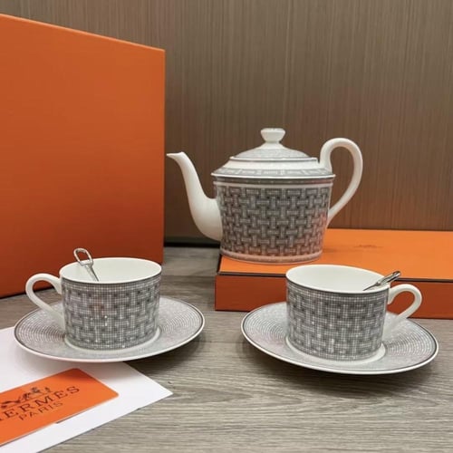 طقم ارميز Mosaique au 24 platinum tea set