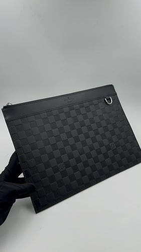 باوتش لويس فيتون لون اسود مربعات نحيف