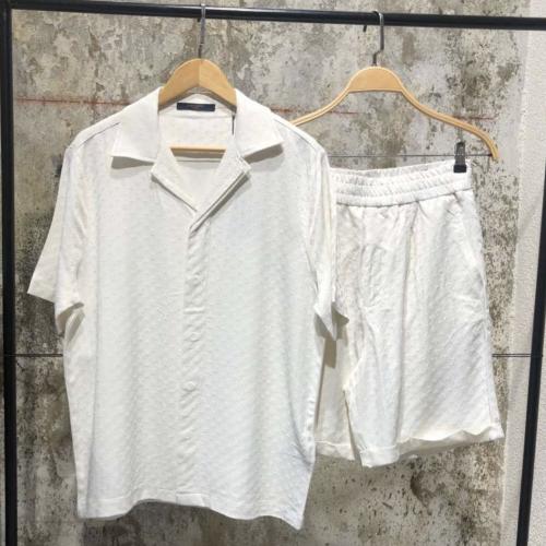 طقم لويس فيتون ابيض Louis Vuitton Summer Set | dub...