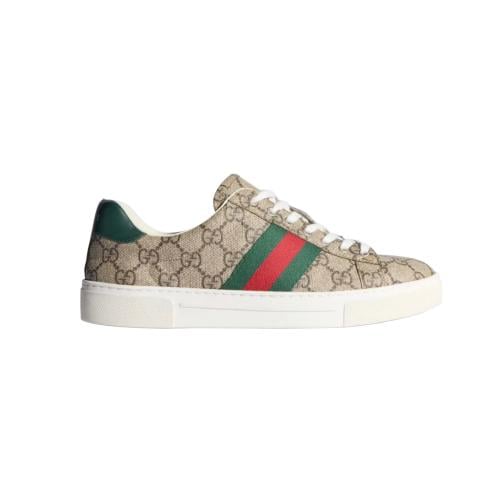 حذاء قوتشي Gucci Ace Women's Web Stripe Sneakers