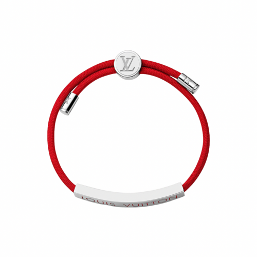 سوارة لويس فيتون لون أحمر