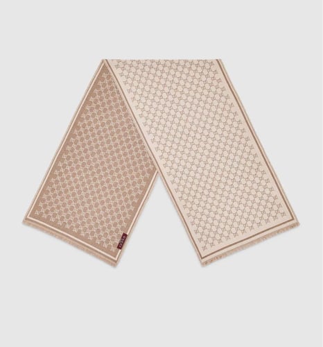 سكارف قوتشي GG wool scarf