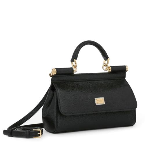 شنطة دولتشي blackDauphine mini top-handle bag