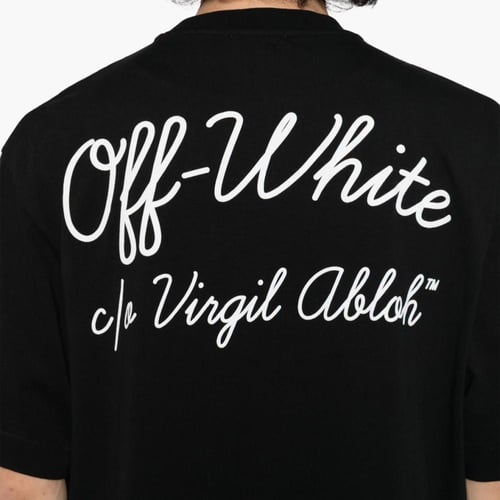 تيشيرت اوف وايت Black Script T-Shirt