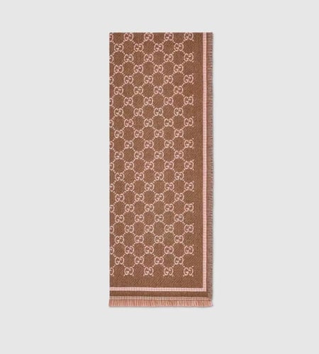 سكارف قوتشي GG wool scarf