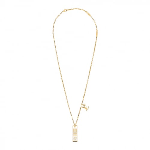 سلسال لويس فيتون ذهبي