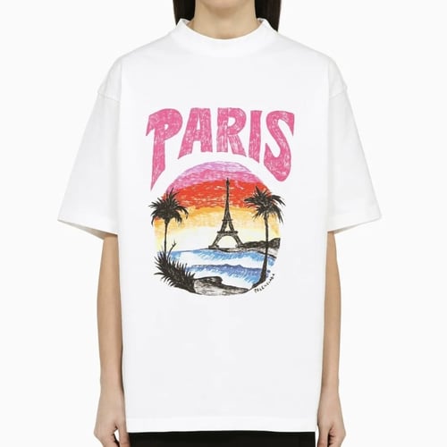 تيشيرت بالنسياقا ابيض PARIS