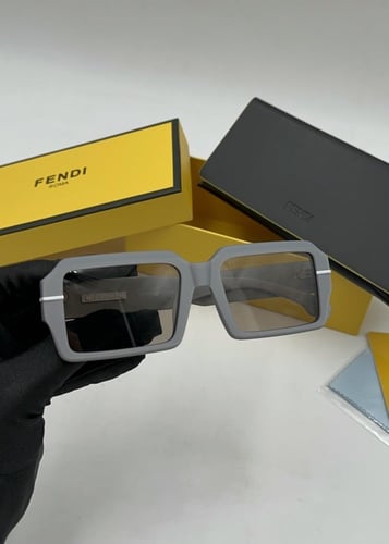 نظارة فندي ابيض ورمادي FENDI