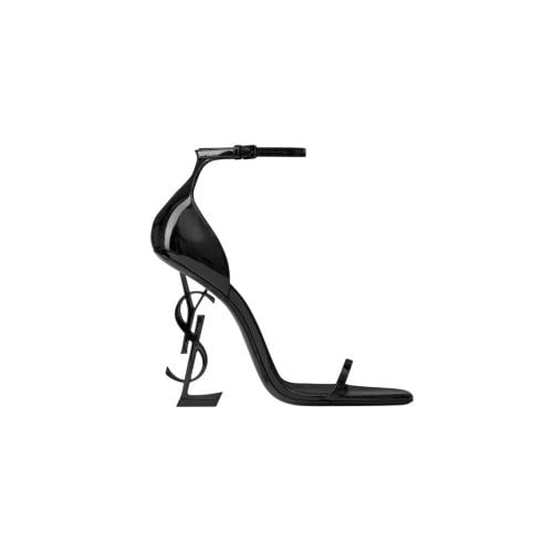 كعب سان لوران OPYUM SANDALS IN PATENT LEATHER BLAC...