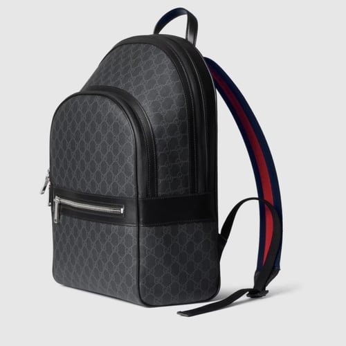 شنطة قوتشي ظهر GG Black medium backpack