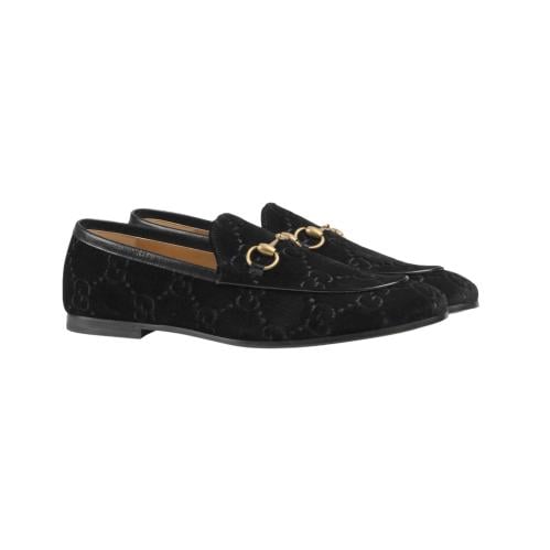 حذاء قوتشي GUCCI JORDAN VELVET LOAFERS