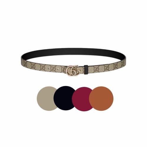 حزام قوتشي Reversible GG Marmont thin belt